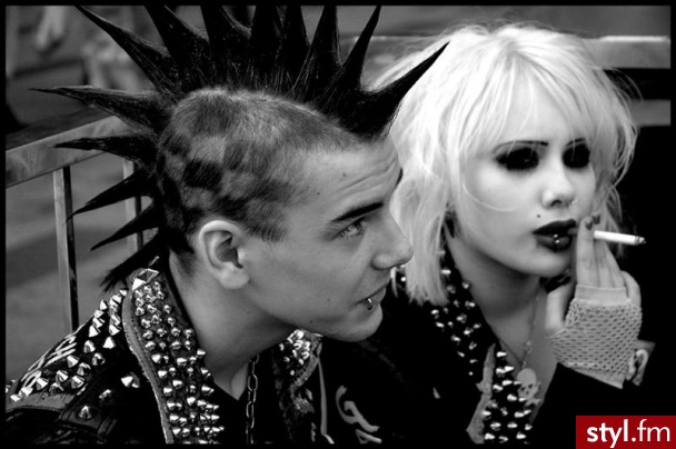 Punk Rock Alternatywne Średnie Fryzury