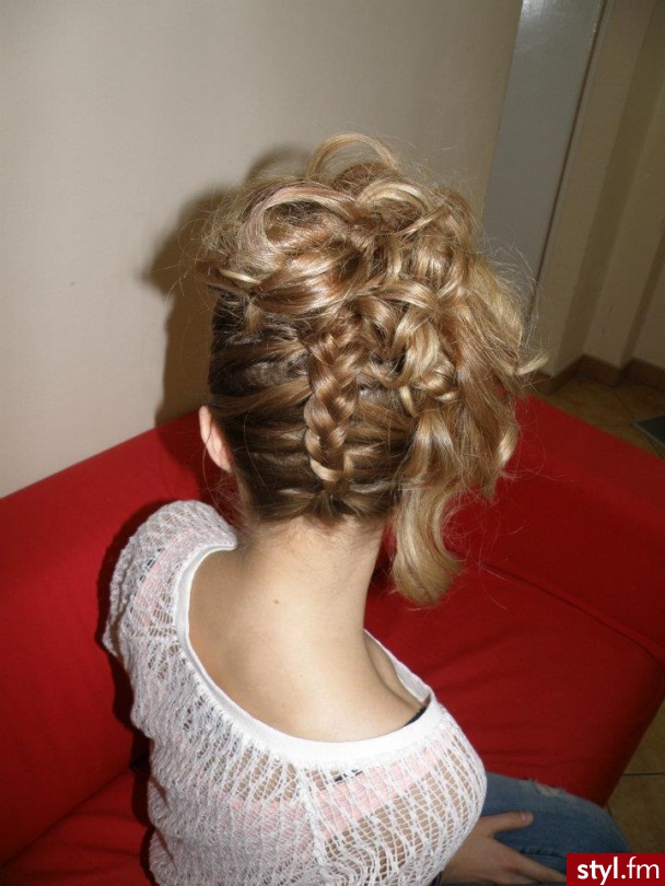 Blond Upięcie Proste Na co dzień Długie Fryzury