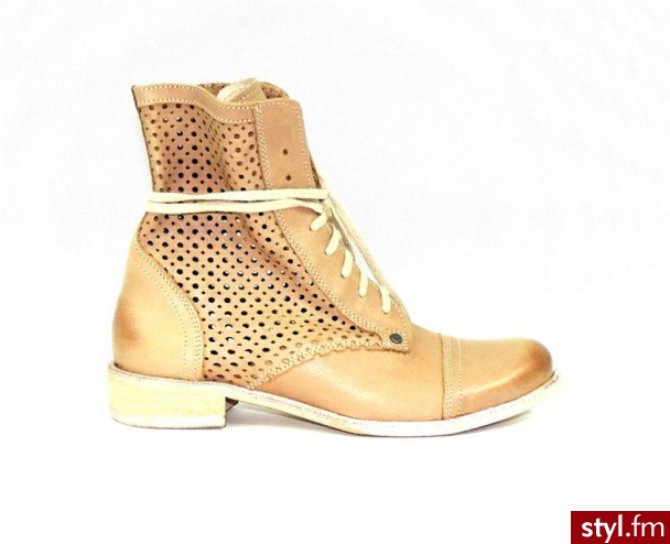 Mr Tops Botki wiosenne 0760423D - Botki Buty Moda
