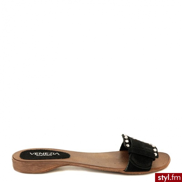 Venezia  Klapki 280 Cro Nero - Klapki Buty Moda