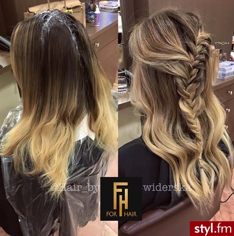 http://forhairsobieski.pl/ SOMBRE OLAPLEX WARSZAWA DOBRY FRYZJER - Blond Rozpuszczone Kręcone z grzywką Na co dzień Długie Fryzury