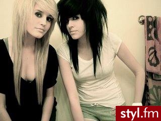 EMO Alternatywne Średnie Fryzury