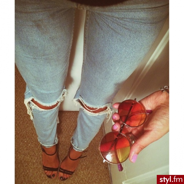 Jeansy Spodnie Moda