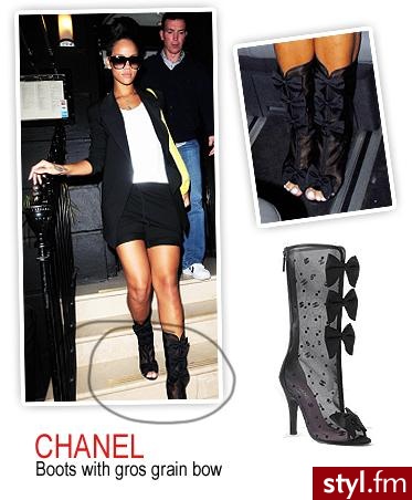 Rihanna with Chanel - Moda uliczna Inne Moda
