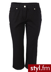 Bonprix Spodnie rybaczki czarny 920520_13986 - Pozostałe Spodnie Moda
