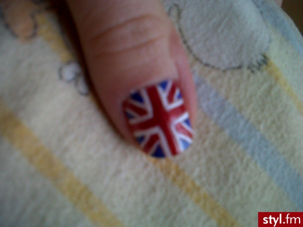 British flag - Paznokcie