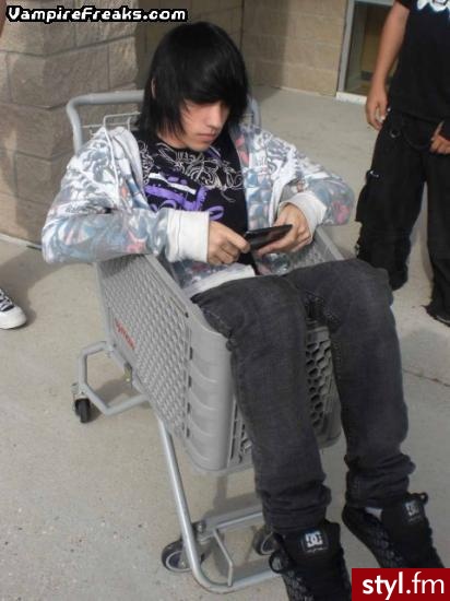 EMO Alternatywne Średnie Fryzury