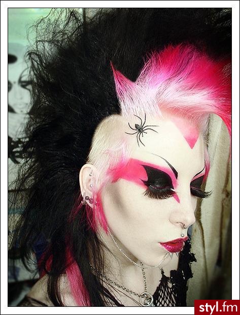 Punk Rock Alternatywne Średnie Fryzury