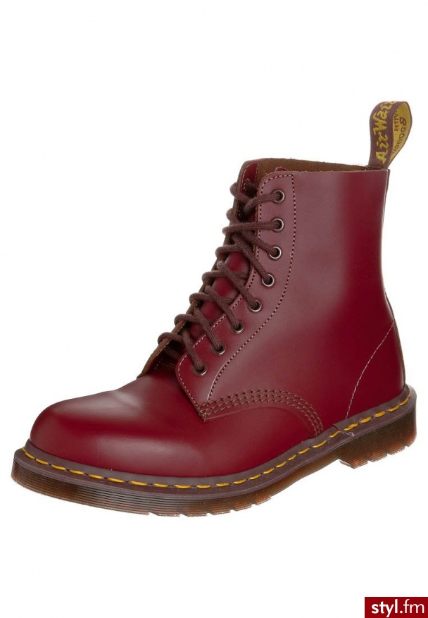 Dr. Martens VINTAGE 1460 8EYE BOOT Botki czerwony - Botki Buty Moda