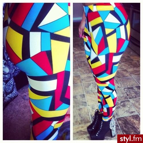 Leginsy Spodnie Moda