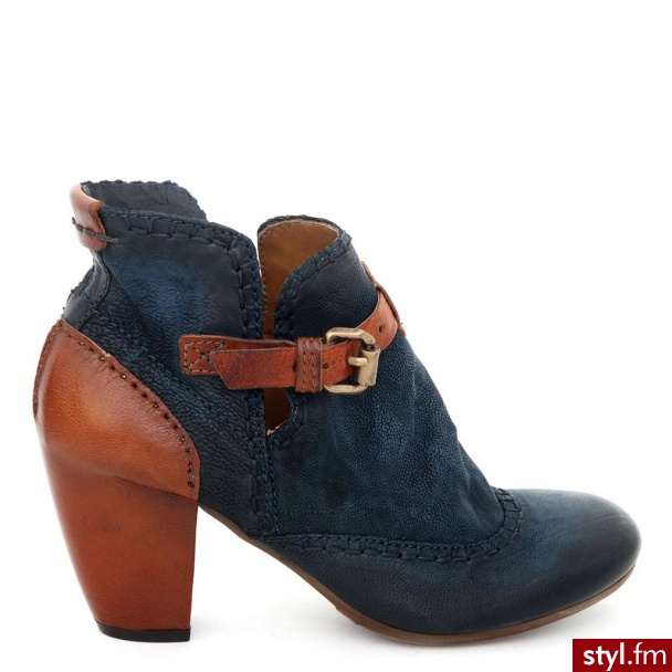 Venezia BOTKI 991203 BLU-CO - Botki Buty Moda