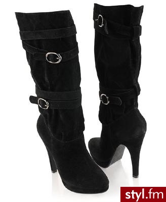 Suedette Buckle Boot-Forever 21. 100 PLN - forever21.com - Pozostałe Buty Moda