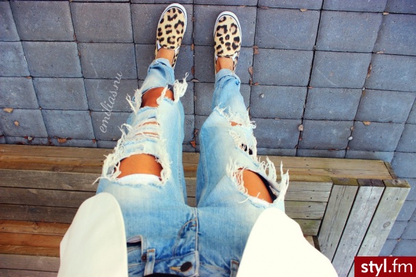 Jeansy Spodnie Moda