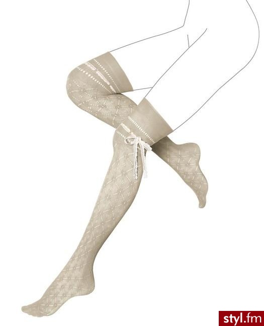 Zakolanówki z ozdobną tasiemką Calzedonia wiosna/lato 2009 - Pozostałe Ciuchy Moda