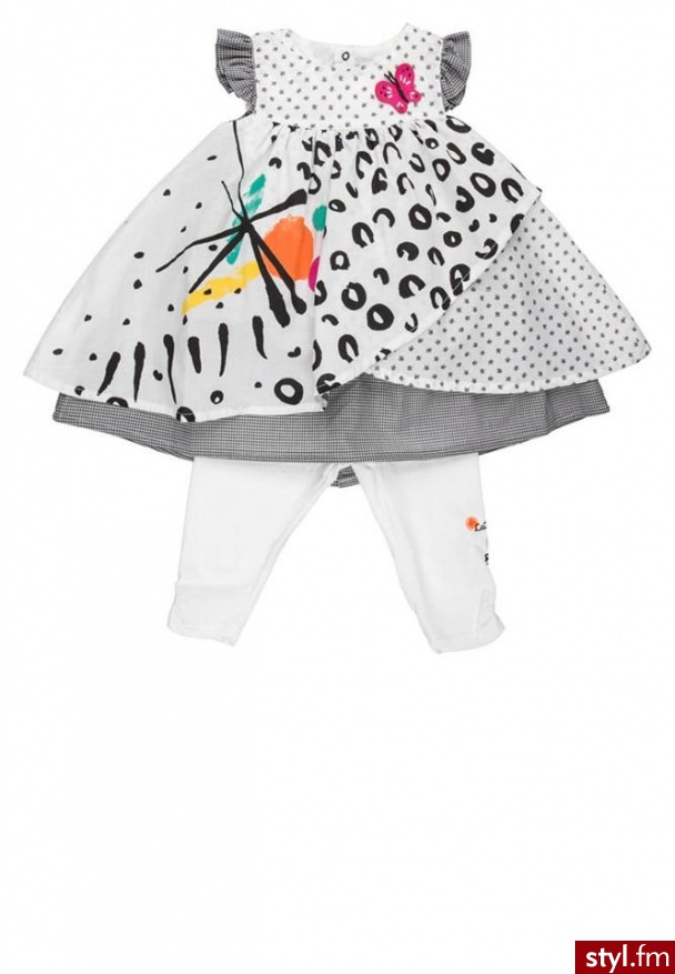 Catimini Legginsy Biały - Leginsy Spodnie Moda