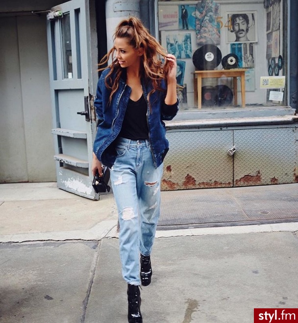 Jeansy Spodnie Moda