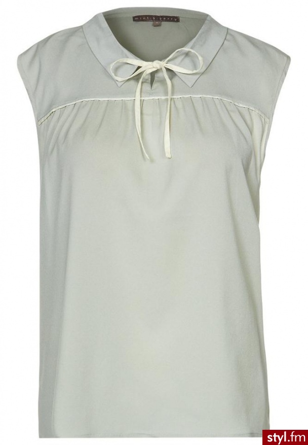 mint&berry Tunika zielony Biały - Tuniki Ciuchy Moda