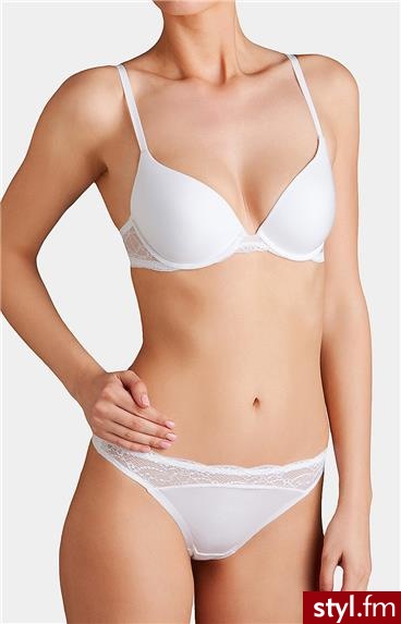Triumph Body Make-up Light Lace WHU biustonosz push-up 10133271 (biały) - Body Bielizna Moda