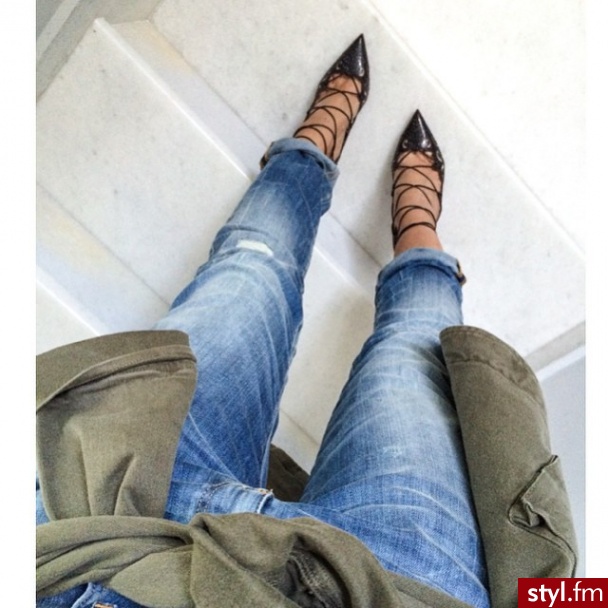 Jeansy Spodnie Moda