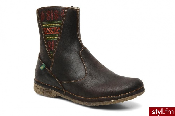 El Naturalista Półbuty i botki Angkor N986 (Brązowy) - Botki Buty Moda