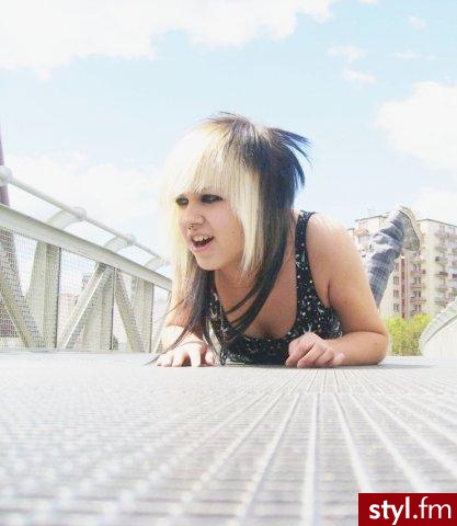 EMO Alternatywne Średnie Fryzury