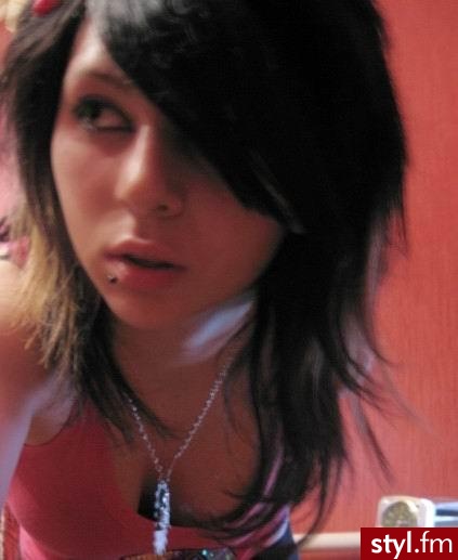 EMO Alternatywne Średnie Fryzury
