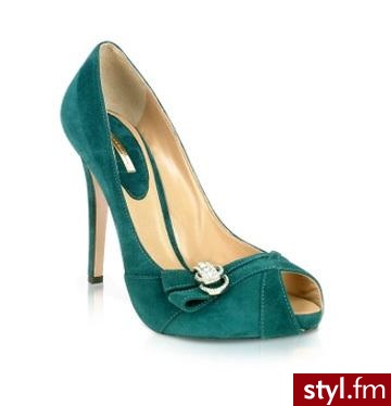 zielone szpile od Mario Bolonga.
cena: 574$ - Pozostałe Buty Moda