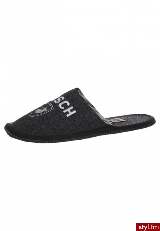Adelheid PLATz HIRSCH Kapcie czarny (12230263559) - Pozostałe Buty Moda