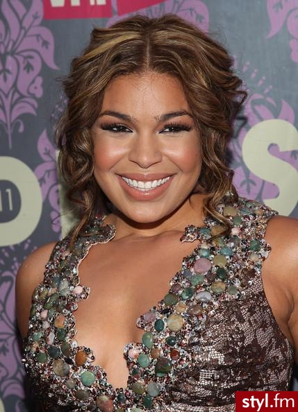 Jordin Sparks - Brązowe Upięcie Kręcone Na co dzień Długie Fryzury