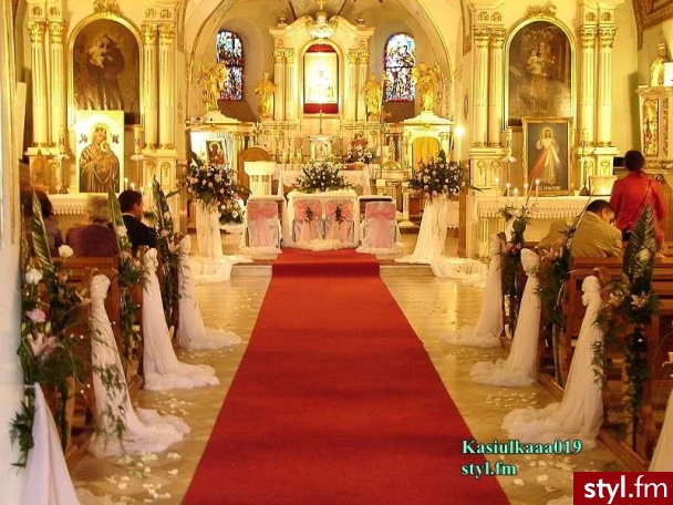 Dekoracja Kościoła. Jeśli Jest Już W Galerii Proszę Pisać Tylko Na Priv ;) - Dekoracje ślubne Ślub Moda