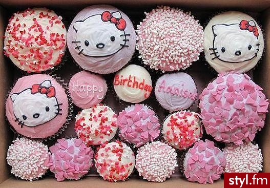 Babeczki z hello kitty.. - Misz-masz