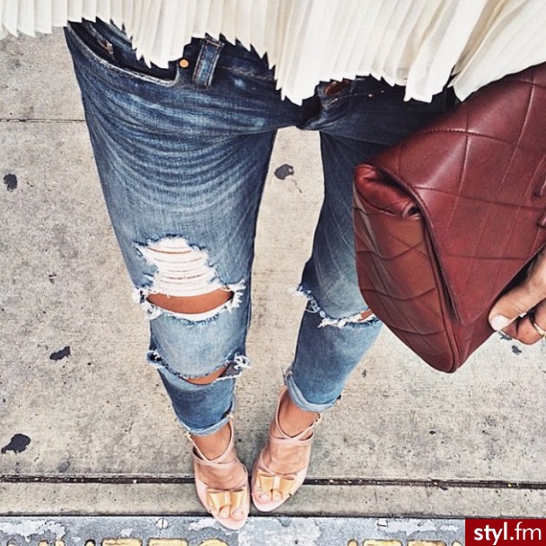Jeansy Spodnie Moda