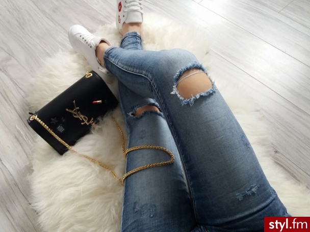 Jeansy Spodnie Moda