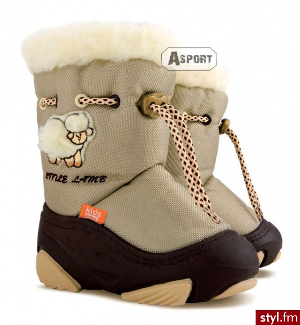 Demar buty zimowe, śniegowce dziecięce LITTLE LAMB 4015a - Pozostałe Buty Moda