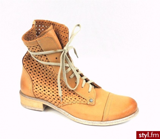 Mr Tops Botki wiosenne 0760431D - Botki Buty Moda