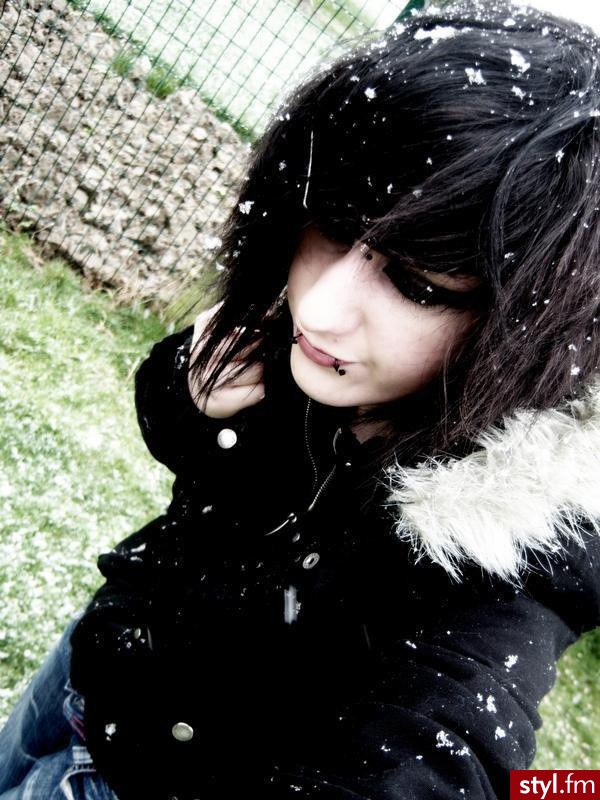 EMO Alternatywne Średnie Fryzury