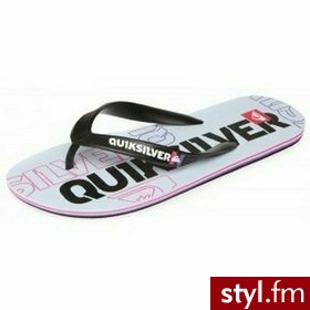 Quiksilver Klapki męskie MOLOKAI NITRO białeroz. 44 - Klapki Buty Moda