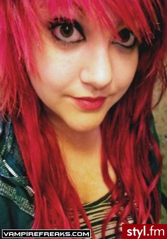 EMO Alternatywne Średnie Fryzury