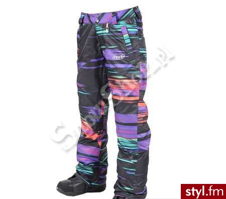 Volcom Spodnie King Ins Slash Stripe Black 11/12 - Pozostałe Spodnie Moda