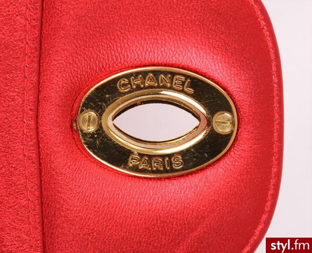 Czerwona,przezroczysta torebeczka od Chanel. - Pozostałe Torebki Moda