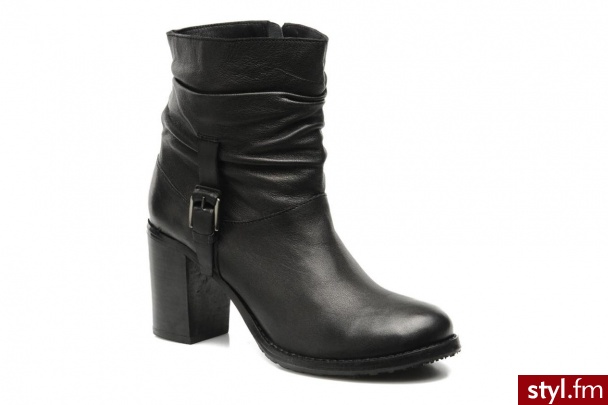 Buffalo Półbuty i botki Boli (Czarny) - Botki Buty Moda