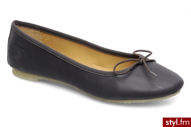 Clarks Originals Balerinki Lia Grace (Fioletowy) - Balerinki Buty Moda