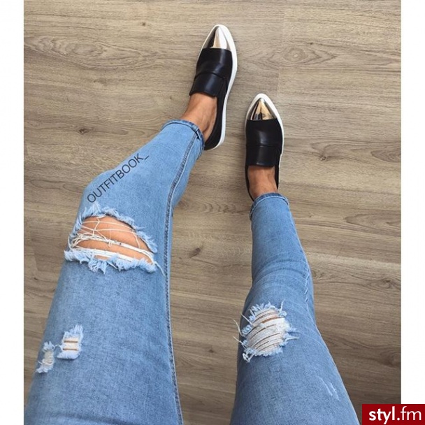 Jeansy Spodnie Moda