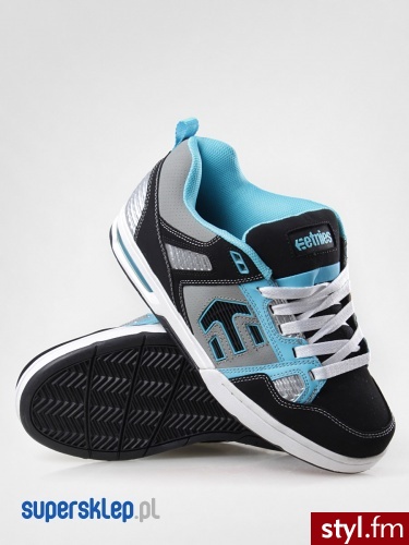 Etnies BUTY KONTRA (BLK/BLU/WHT) 42 Czarny Skate - Pozostałe Buty Moda