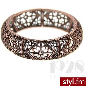 Bohemian Chic Antique Cooper Stretch Bracelet [60020] - $35.... - Polyvore. Pobrano ze strony: http://www.polyvore.com/bohemian_chic_antique_cooper_stretch/thing?id=7289879 - Pozostałe Dodatki Moda