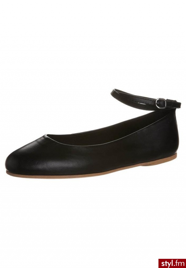 Vagabond BOUNCE Baleriny z zapięciem czarny - Balerinki Buty Moda