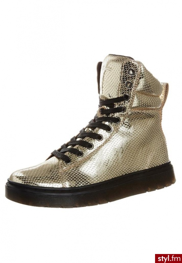 Dr. Martens LYRIC MIX Botki sznurowane złoty (15319) - Botki Buty Moda
