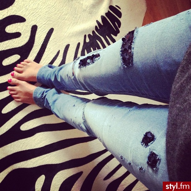 Jeansy Spodnie Moda