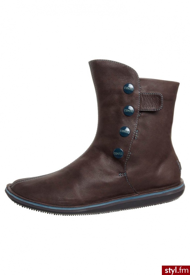 Camper BEETLE Botki brązowy (46397-010) - Botki Buty Moda