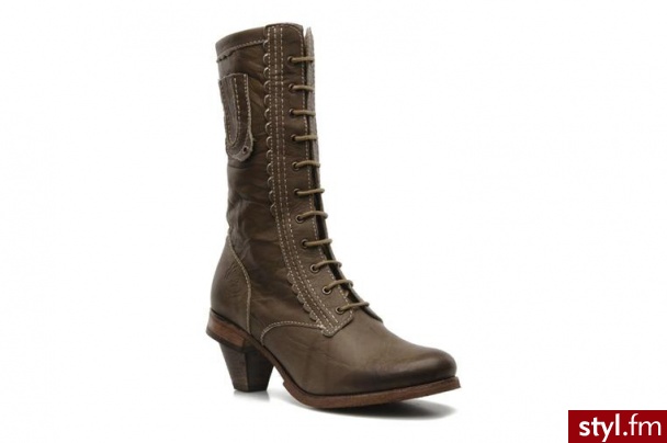 Dkode PÓŁBUTY I BOTKI RAFFAELA BY DKODE (zielony) - Botki Buty Moda